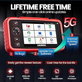 Amazon.co.jp: LAUNCH obd2 診断機 CRP129I V2.0故障診断機 ABS